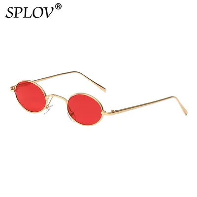 SPLOV – lunettes De soleil Vintage ovales Steampunk pour hommes et femmes marque De styliste