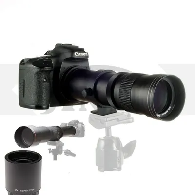JINTU-Téléobjectif manuel 420-1600mm f/8.3 HD pour Nikon D5100 D5200 D5300 D5500 D5600 D7100 D7200