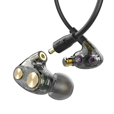 Écouteurs filaires Hi-Res Dynamic Earbuds avec micro sur poignées studio Monitor HiFi Balelects
