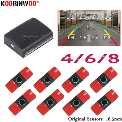 Koorinwoo-Capteurs de stationnement ParkStapCar électromagnétiques d'origine alarme buzzer