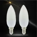 Bougie LED E14 AC220V budgétaire d'économie d'énergie lustre blanc chaud/froid lampe en cristal