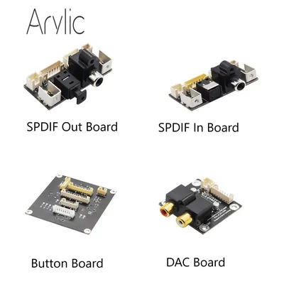 Carte d'extension Arylic Module d'interface numérique entrée optique carte décodeur DAC 24 bits