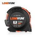 LOMVUM – ruban de mesure rétractable 5M 7.5M 3M système métrique verrouillage automatique