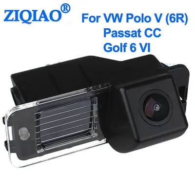 ZIQIAO-Caméra de recul HD dédiée pour Volkswagen Golf 6 MK6 Polo 6R Passat CC Magotan Bora