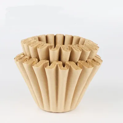 FeiC – panier filtre à café pour 1-4 tasses papier filtre environnemental sans blanchiment brun