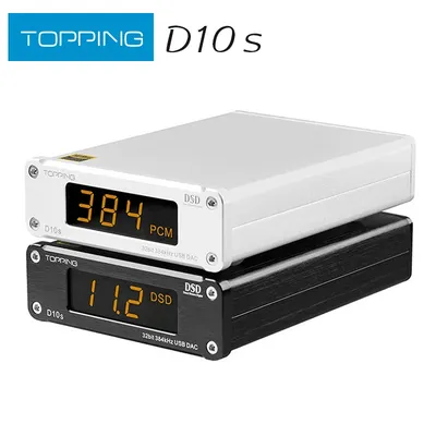 TOPPING – MINI USB numérique D10s DAC XMOS XU208 PCM384KHz décodeur Audio HIFI et D10 symétrique