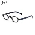 JM lunettes de lecture rondes de personnalité Vintage charnière de printemps femmes hommes loupe