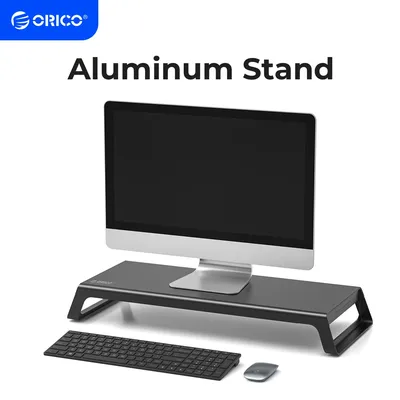 ORICO – support de moniteur en aluminium support universel en bois pour ordinateur de bureau PC
