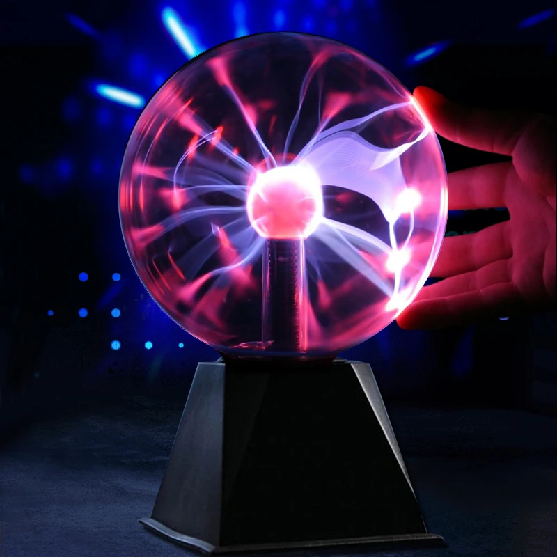 Nouveauté éclairage boule de Plasma magique lampe 3/4/5/6 pouces veilleuse lampe à lave noël enfants cadeau lampe en verre décor lampes de Table