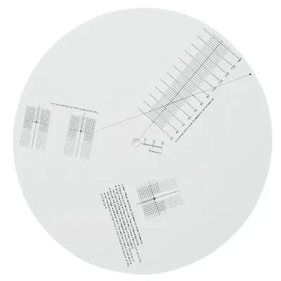 Plaque de calibrage antidérapant pour disque vinyle LP jauge de Distance réglage du rapporteur