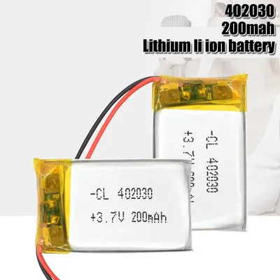 Batterie lithium-ion aste articulation po 24.com 200mAh 3.7V 402030 042030 pour Bluetooth