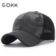 COKK – casquette d'été en maille pour femmes et hommes unisexe Camouflage pare-soleil respirant