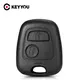 KEYYOU – télécommande de remplacement pour voiture 20x 2 boutons pour citroën C1 C2 C3 multiple