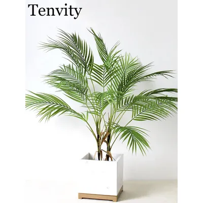 Cuir chevelu de palmier Élen plastique fausses plantes vertes du désert décoration tropicale