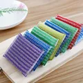 4 éponges abrasives en métal brosse de nettoyage de cuisine pour casseroles et poêles vaisselle