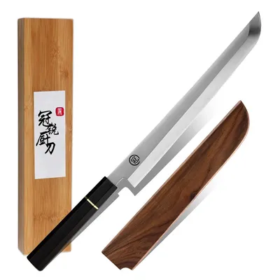 Grandsharp couteaux de cuisine japonais, couteau de Chef Sakimaru, outils de cuisine, Saya fourreau