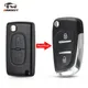 Dandkey-coque télécommande à porte-clés étui boutons pour voiture Peugeot 107 207 307 307 308