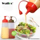 WALFOS – bouteille à presser en plastique pour salade tomate miel huile crème bouteille