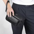Pochettes en cuir véritable pour hommes sac à main masculin portefeuilles longs pour téléphone