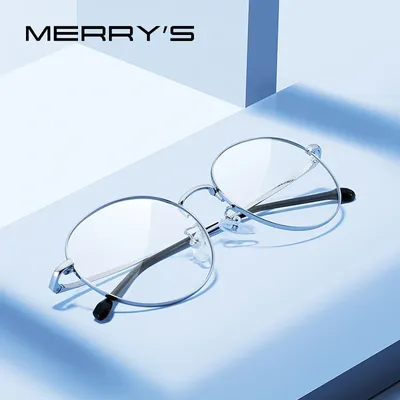MERRYS-Lunettes rétro rondes pour hommes et femmes monture optique ultralégère vintage S2049