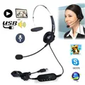 SzKossouding-Casque USB de haute qualité casque anti-bruit opérateur réglable casque dédié avec