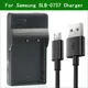 LANFULANG SLB-0737 0837 Chargeur de Batterie pour Appareil Photo numérique pour Samsung Digimax L50