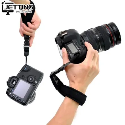 Poignée d'appareil photo pour Canon EOS Nikon Sony Olympus SLR/DSLR dragonne en tissu