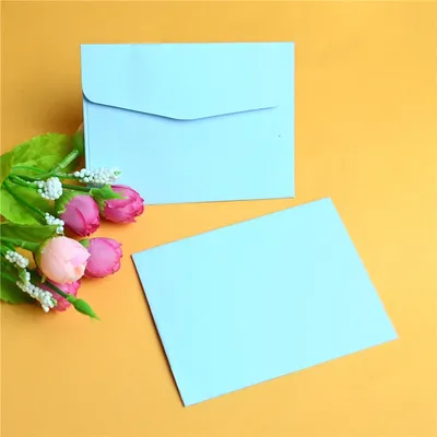 Enveloppes en papier de couleur Pure LOGO imprimable pour Invitations ensemble de lettres