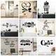 22 Styles grande cuisine autocollant Mural décor à la maison Stickers vinyle autocollants pour