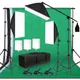 Support de cadre de fond de photographie boîte à lumière kit d'éclairage équipement de studio