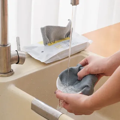 10/20Pcs Torchon de cuisine microfibre lavables réutilisable vaisselle cuisine nettoyage serviette