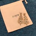 J. Crew Jewelry | J Crew Chandelier Earrings | Color: Gold/White | Size: Os