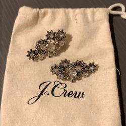 J. Crew Jewelry | J. Crew Climber Earrings | Color: Silver | Size: Os