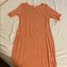 Lularoe Dresses | Brand New With Tags Lularoe Julia Dress | Color: Orange/Pink | Size: Xl