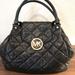 Michael Kors Bags | Michael Kors Quilted Leather Black Satchel Bag | Color: Black | Size: Os