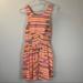 Kate Spade Dresses | Kate Spade Saturday Criss Cross Back Dress 6 | Color: Orange/Pink/Tan | Size: 6