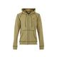 Weird Fish Pan Bamboo Full Zip Hoodie Khaki Size 4XL