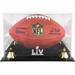 Super Bowl LV Golden Classic Football Logo Display Case