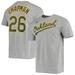 Men's Nike Matt Chapman Gray Oakland Athletics Name & Number T-Shirt