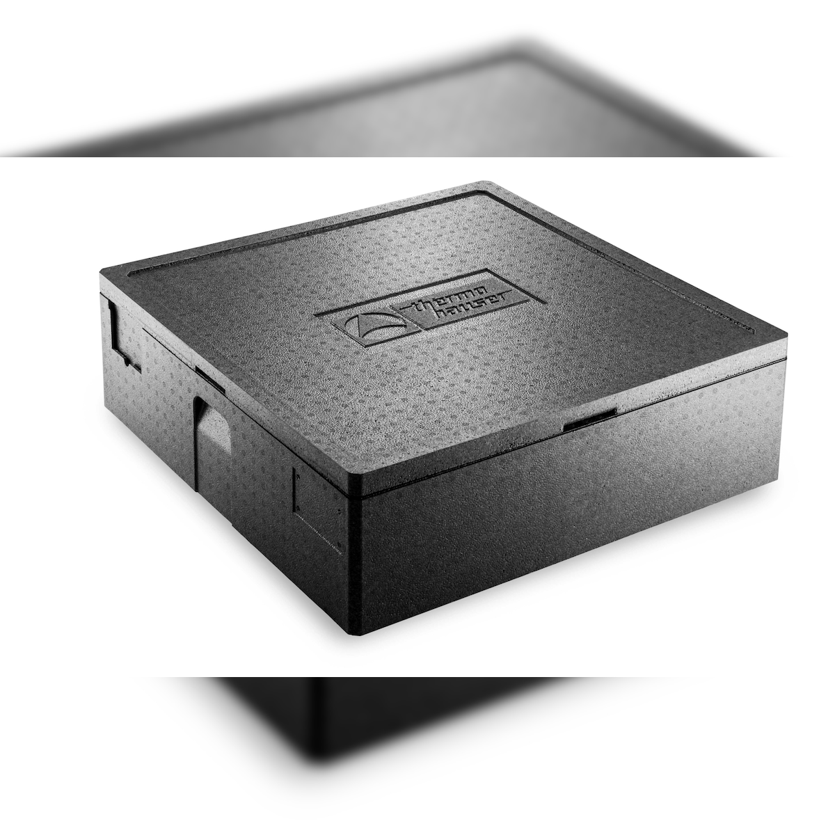 thermohauser EPP Thermobox Pizza Party/Family, schwarz, mit Deckel, 65 L, Toplader Image