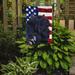 Trinx American 2-Sided Polyester 15 x 11 in. Garden Flag in Blue/Red | 15 H x 11 W in | Wayfair C8B95330F4D545F0828527A18F8FD4C4
