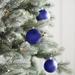 The Holiday Aisle® Holiday Décor Ball Ornament Plastic in Blue | 2.75 H x 2.75 W x 2.75 D in | Wayfair B9B11DD09F064446A96C574B47DDA0F5