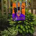 The Holiday Aisle® Shahen Halloween Witches Feet 2-Sided Polyester 15 x 11.5 in. Garden Flag in Black/Indigo/Orange | 15 H x 11.5 W in | Wayfair