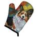 Red Barrel Studio® Corgi by the Lake Oven Mitt Polyester in Brown/White | 8.5 W in | Wayfair 4E56C1F46A554CDCAEB95BB29C7AF8B6