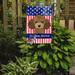 The Holiday Aisle® Leighanne 2-Sided Garden Flag, Polyester in Blue/Brown | 15 H x 11 W in | Wayfair 8A7C978607F548D1A1F14A209AAAC587