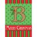 The Holiday Aisle® Carolena 2-Sided Burlap 18 x 13 in. Garden Flag in Red/Green | 18 H x 13 W in | Wayfair 9733644C67BB4B06A4D58DAB1B276B00