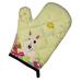 The Holiday Aisle® Saroyan Bull Terrier Oven Mitt in Brown/Green/Pink | 8.5 W in | Wayfair CE96BE0C32284C4D97FD37580BCF8E12