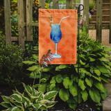 Bay Isle Home™ Theisen Summer Cocktail Polkadot 2-Sided Polyester 15 x 11 in. Garden Flag in Orange | 15 H x 11 W in | Wayfair