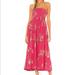 Free People Dresses | Free People Baja Babe Midi | Color: Gold/Pink | Size: Xs