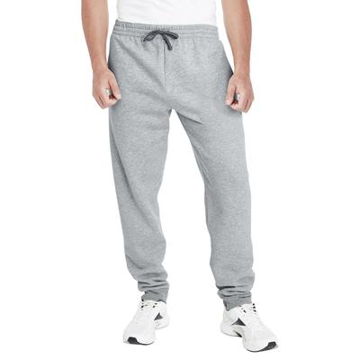 Jerzees 975MPR Adult Nublend Jogger Pant in Ash/Charcoal Grey size Large | Fleece 975MP